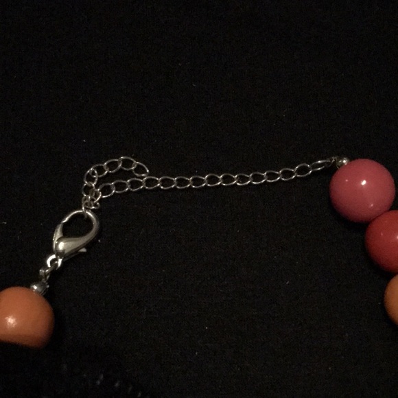 16 inch wooden beads. Orange and color - Picture 3 of 3